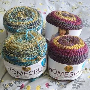 Lion Brand Home Spun lot